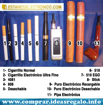 Tipos de cigarrillos electrónico!